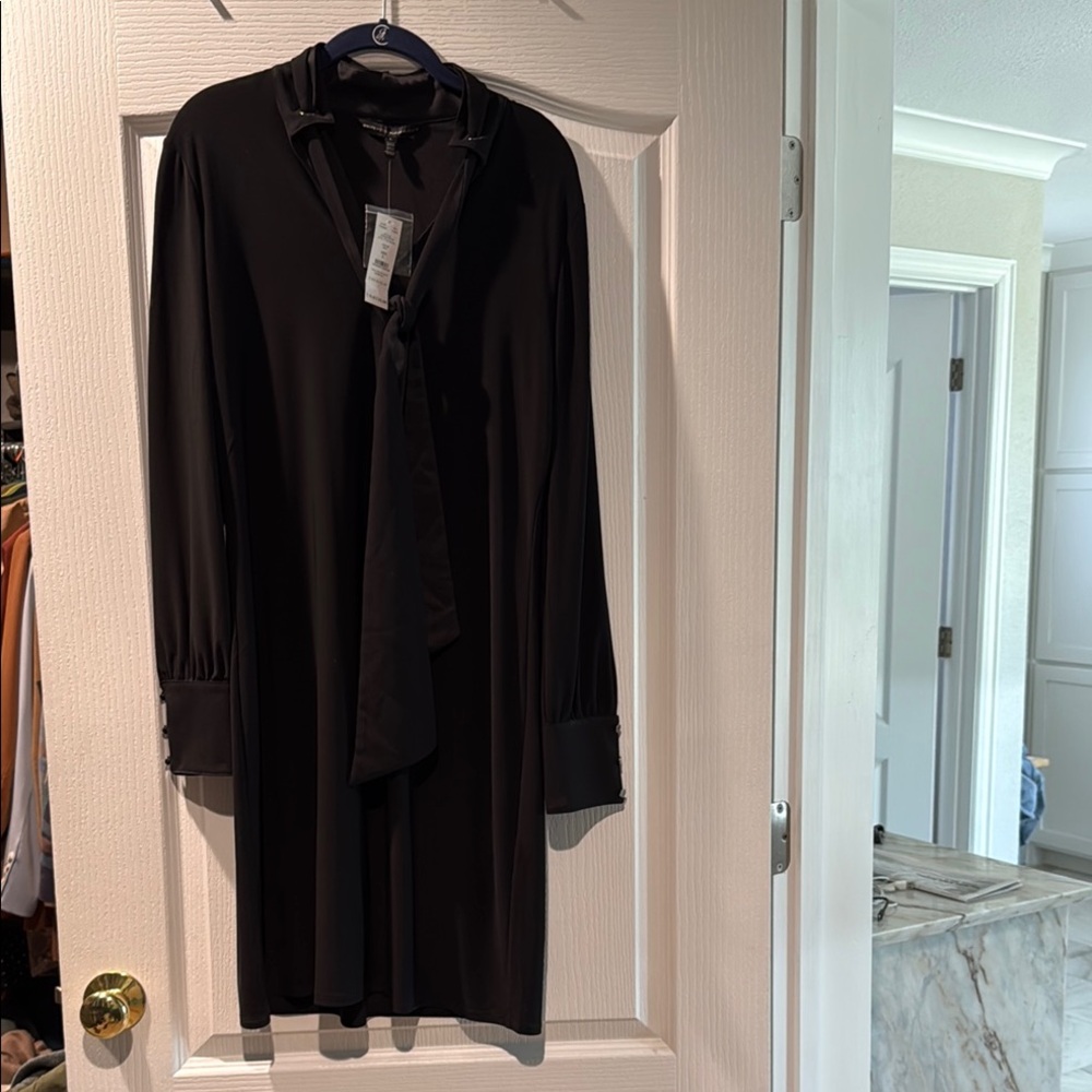 White House Black Market Black Sheath Dress